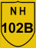 National Highway 102B (NH102B) Map