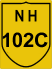 National Highway 102C (NH102C) Map