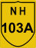 National Highway 103A (NH103A) Map