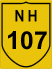 National Highway 107 (NH107) Map