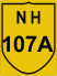 National Highway 107A (NH107A) Map