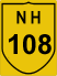 National Highway 108 (NH108) Map