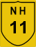National Highway 11 (NH11) Map