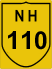 National Highway 110 (NH110) Map
