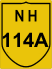 National Highway 114A (NH114A) Map