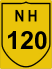 National Highway 120 (NH120) Map