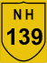 National Highway 139 (NH139) Map