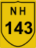National Highway 143 (NH143) Map