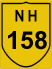 National Highway 158 (NH158) Map