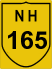 National Highway 165 (NH165) Map