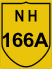 National Highway 166A (NH166A) Map