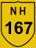 National Highway 167 (NH167) Map