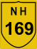 National Highway 169 (NH169) Map