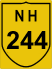 National Highway 244 (NH244) Map