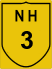 National Highway 3 (NH3) Map