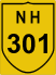 National Highway 301 (NH301) Map