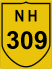 National Highway 309 (NH309) Map