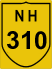 National Highway 310 (NH310) Map