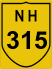 National Highway 315 (NH315) Map