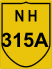 National Highway 315A (NH315A) Map
