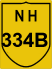 National Highway 334B (NH334B) Map