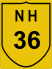 National Highway 36 (NH36) Map
