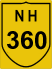 National Highway 360 (NH360) Map