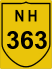 National Highway 363 (NH363) Map