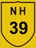 National Highway 39 (NH39) Map