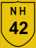 National Highway 42 (NH42) Map