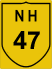 National Highway 47 (NH47) Map