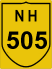 National Highway 505 (NH505) Map