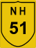 National Highway 51 (NH51) Map