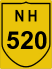 National Highway 520 (NH520) Map