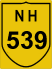 National Highway 539 (NH539) Map