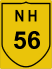 National Highway 56 (NH56) Map