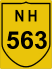 National Highway 563 (NH563) Map