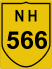 National Highway 566 (NH566) Map