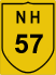 National Highway 57 (NH57) Map