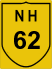 National Highway 62 (NH62) Map