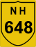 National Highway 648 (NH648) Map