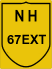 National Highway 67EXT (NH67EXT) Map