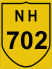 National Highway 702 (NH702) Map