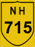 National Highway 715 (NH715) Map