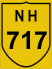 National Highway 717 (NH717) Map