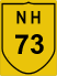 National Highway 73 (NH73) Map