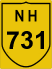 National Highway 731 (NH731) Map
