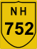 National Highway 752 (NH752) Map