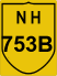 National Highway 753B (NH753B) Map