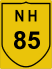 National Highway 85 (NH85) Map